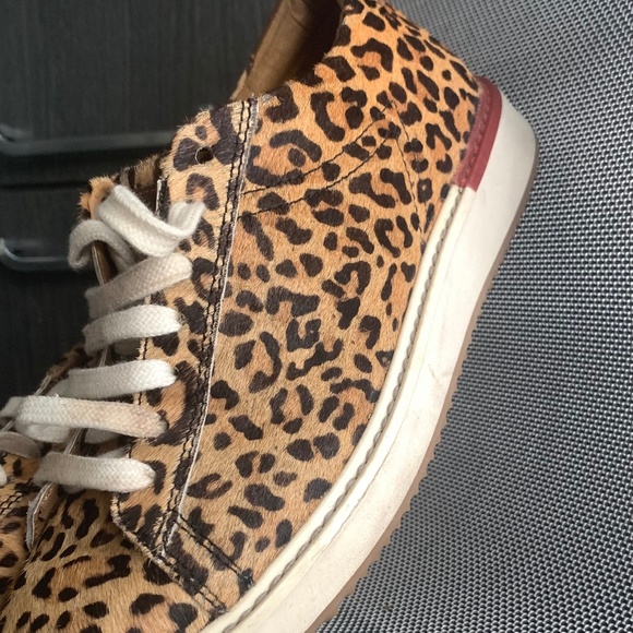 Animal Print Flats/ Loafers with synthetic fur - Picture 3 of 13